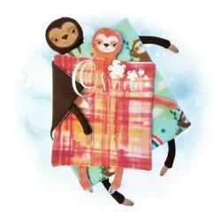 Sloth Lovey Embroidery Design