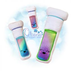 Test Tube Stuffie Embroidery