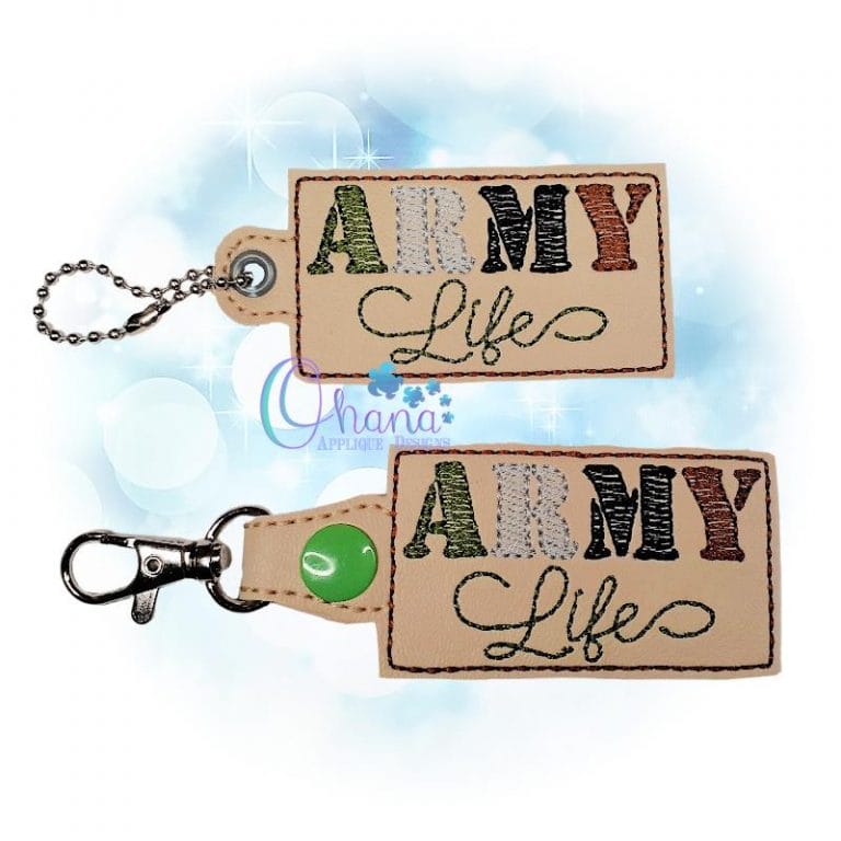 Army Life Key Chain