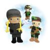 Army Soldier Stuffie Embroidery