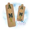 Army Wife Bookmark Embroidery