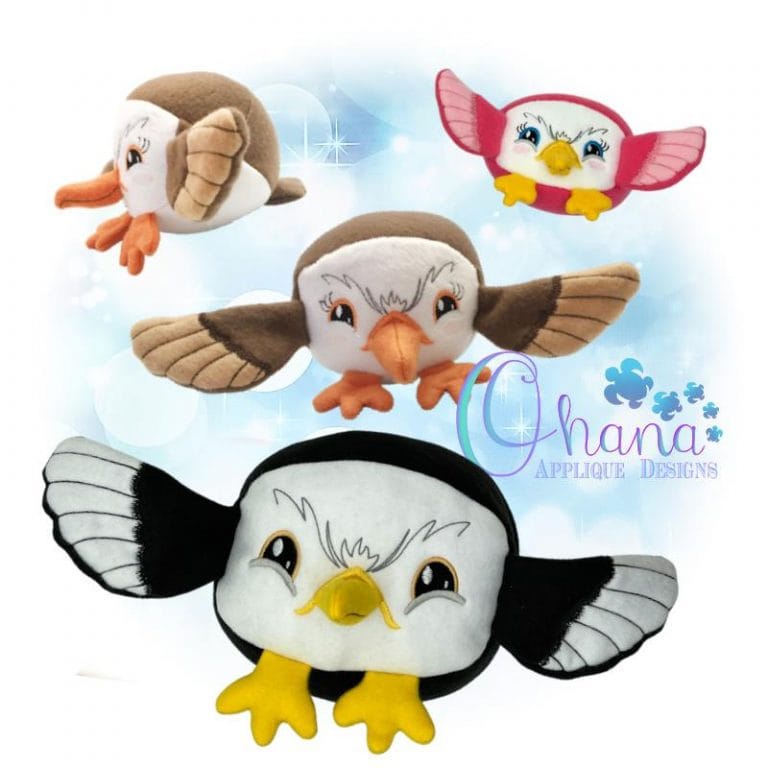 Ball Eagle Stuffie Embroidery