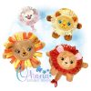Ball Lion Stuffie Embroidery