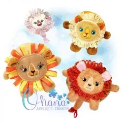 Ball Lion Stuffie Embroidery