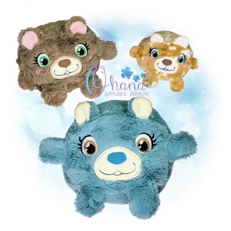 Ball Bear Stuffie Embroidery