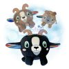 Ball Goat Stuffie Embroidery