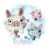 OAD Ball Pig Stuffie Multi RG 80072 OAD Ball Pig Stuffie Multi RG 80072