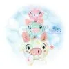 OAD Ball Pig Stuffie Stack RG 80072 Ball Pig Stuffie Embroidery
