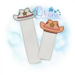 Cowboy Hat Bookmark Embroidery