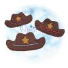 Cowboy Hat Feltie Embroidery