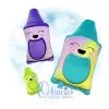 Crayon Stuffie Embroidery Design