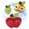 OAD Kawaii Apple Stuffie RG 80072 Apple Stuffie Embroidery Design