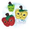 OAD Kawaii Apple Stuffie SC 80072 Apple Stuffie Embroidery Design
