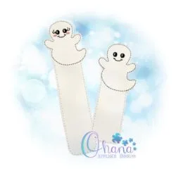 OAD Ghost BM JB 80072 Ghost Bookmark Embroidery Design