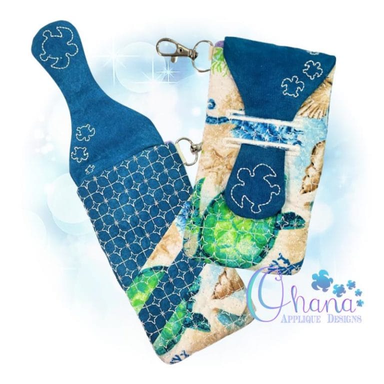 Honu Glasses Case Embroidery
