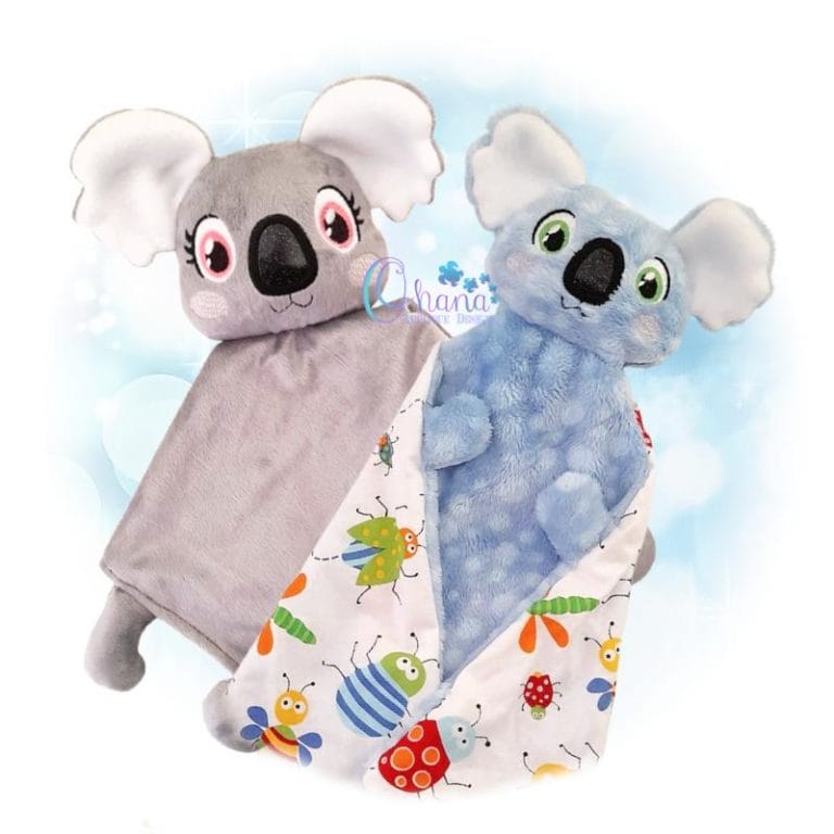 Koala Lovey Embroidery Design