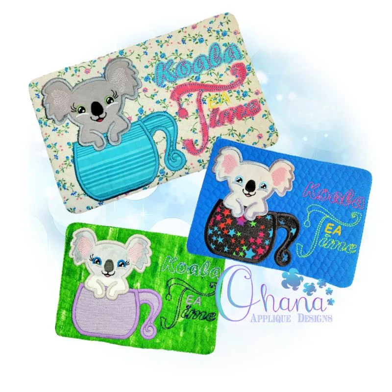 OAD Koala Tea Time MR Multi 80072 Koala Tea Mug Rug