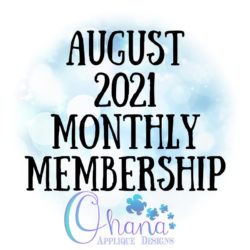 OAD August 2021 Monthly Membership