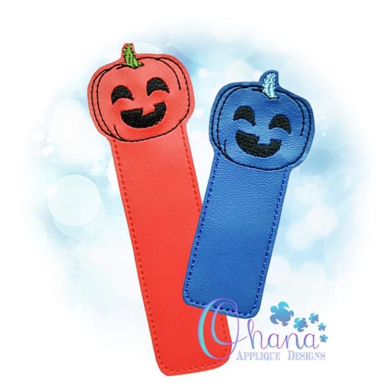 Jackolantern Bookmark Embroidery Design