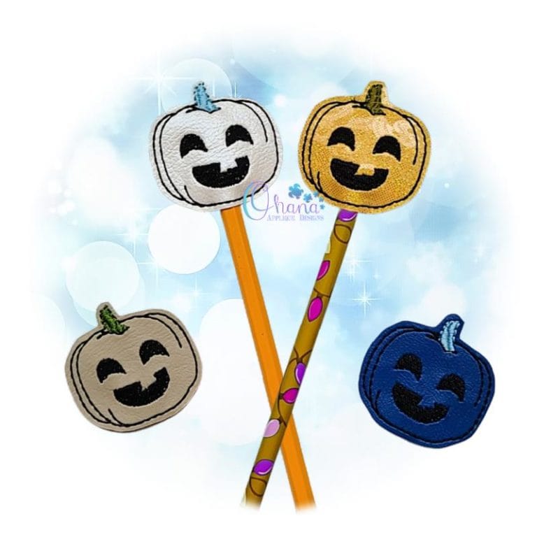 Jackolantern Pencil Topper Embroidery