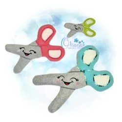 Kawaii Scissors Stuffie Embroidery