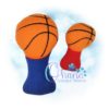 Basketball Rattle Embroidery Design