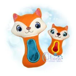 Fox Rattle Embroidery Design