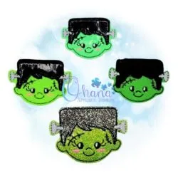 Frankenstein Feltie Embroidery Design