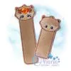 OAD Owl BM TG 80072 Floral Owl Bookmark Embroidery
