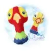 Parrot Rattle Embroidery Design