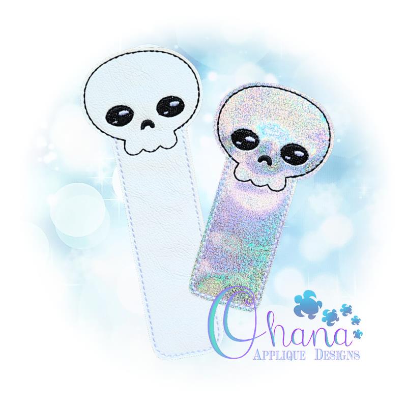 Skeleton Bookmark Embroidery Design