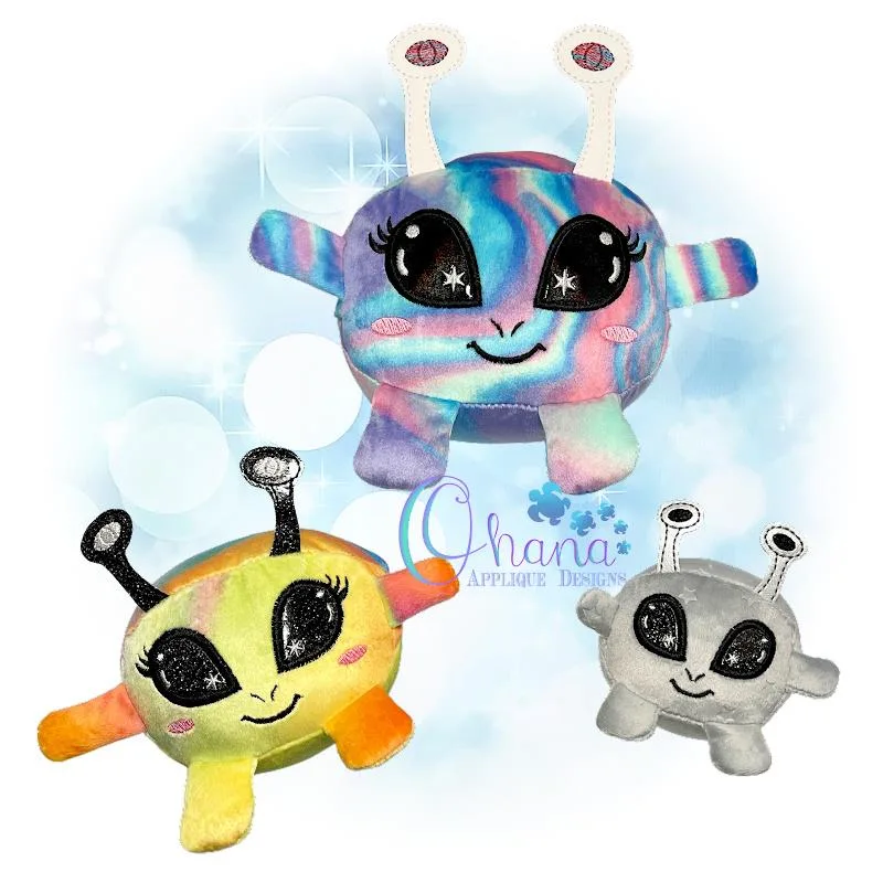 OAD Ball Alien RG 80072 Ball Alien Stuffie Embroidery