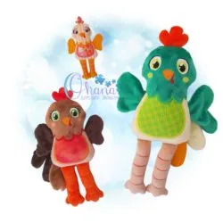 OAD Chicken Stuffie LB 80072 Millie Chicken Stuffie Embroidery