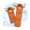 OAD Highland Cow BM AE 80072 Highland Cow Bookmark Embroidery