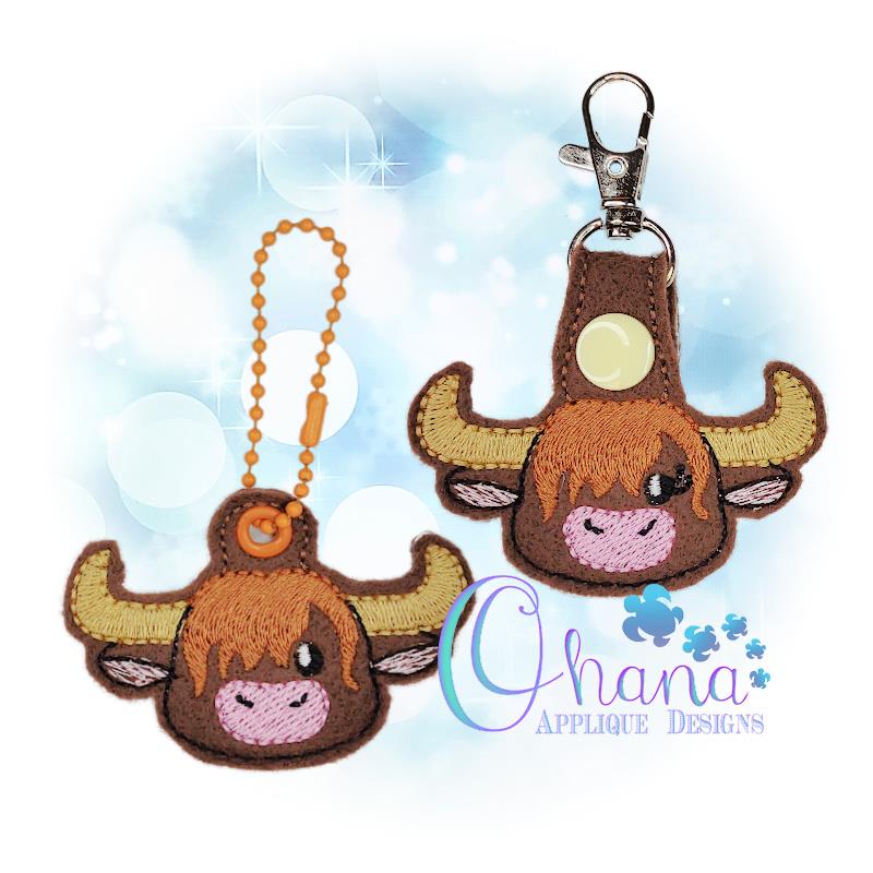 Daisy The Highland Cow Moorb Keychain – AfternoonFika
