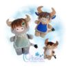 OAD Highland Cow Stuffies JH 80072