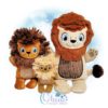 Liam Lion Stuffie Embroidery