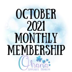 OAD October 2021 Monthly Membership