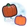 OAD Pumpkin Coaster MLH 80072 Pumpkin Coaster Embroidery Design