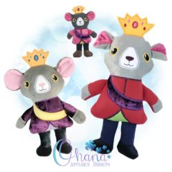 Rat King Stuffie Embroidery