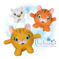 OAD Ball Tiger Stuffie EC 800(1)72 Ball Tiger Stuffie Embroidery