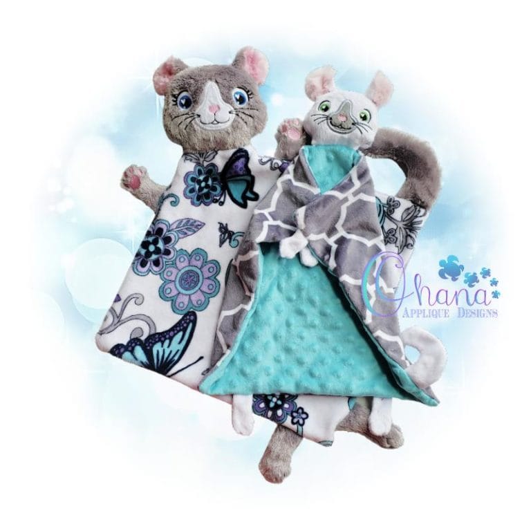 Cat Lovey Embroidery Design