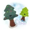 OAD Christmas Tree Rattle SB 80072 Christmas Tree Rattle Embroidery