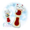 Lucky Cat Rattle Embroidery