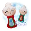 Mrs. Claus Rattle Embroidery