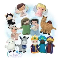 Nativity Stuffie Bundle Embroidery