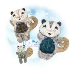 OAD Possum Stuffie RG 80072 Possum Stuffie Embroidery Design