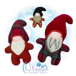 Jingle Gnome Stuffie Embroidery
