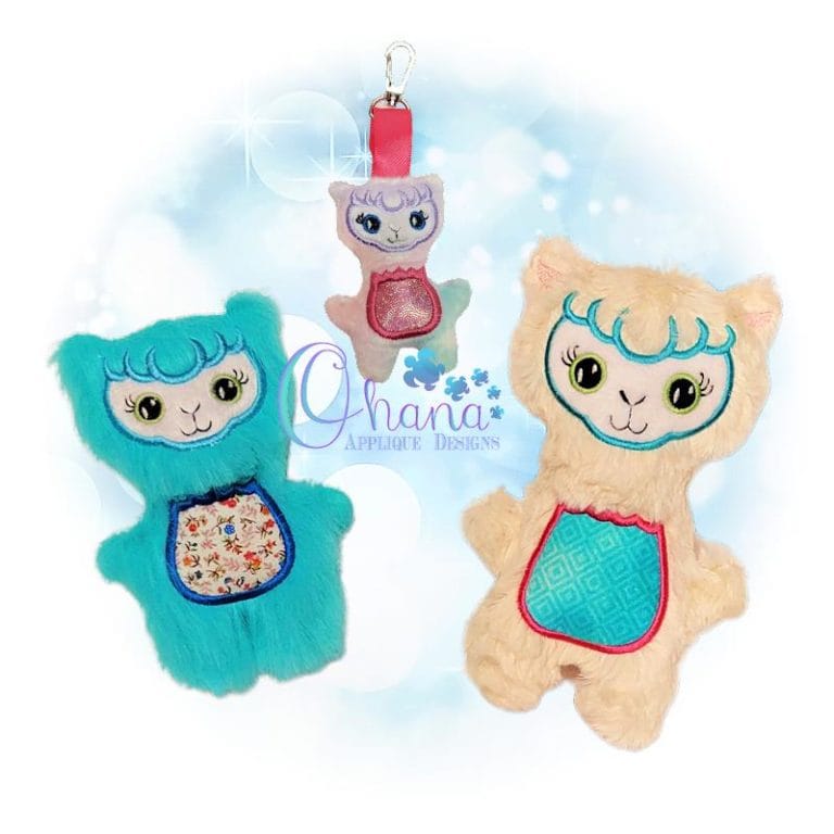Lana Llama Stuffie Embroidery