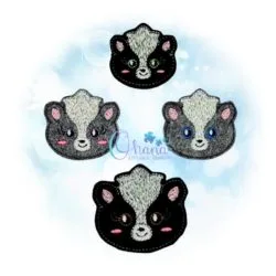 Skunk Feltie Embroidery Design